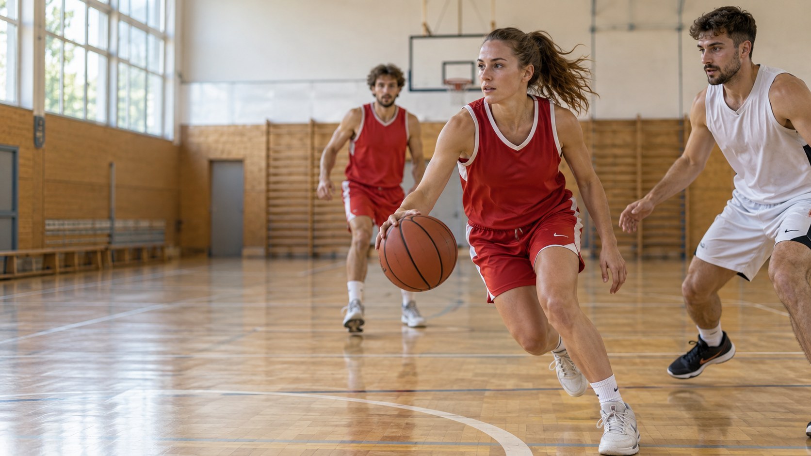Basketball – illustratives Sportmotiv